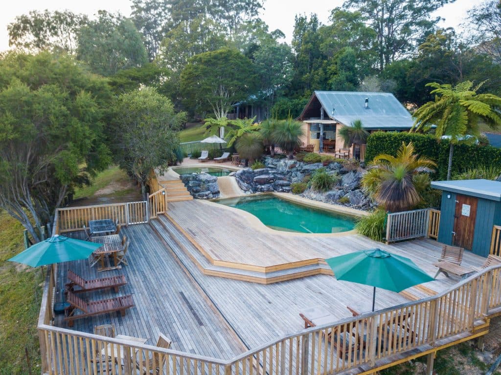 Pool, Poolside Barbecue, and Pizza Oven